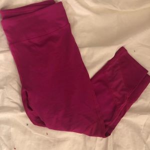 Pink workout leggings